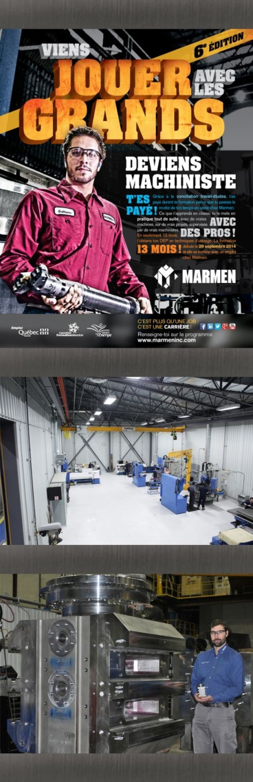 Nouvelle école en techniques d’usinage